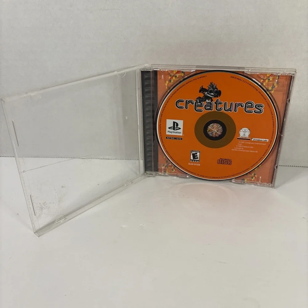 Creatures Sony PlayStation PS1 2001 Retro Simulation Game SLUS-01438 NTSC U/C
